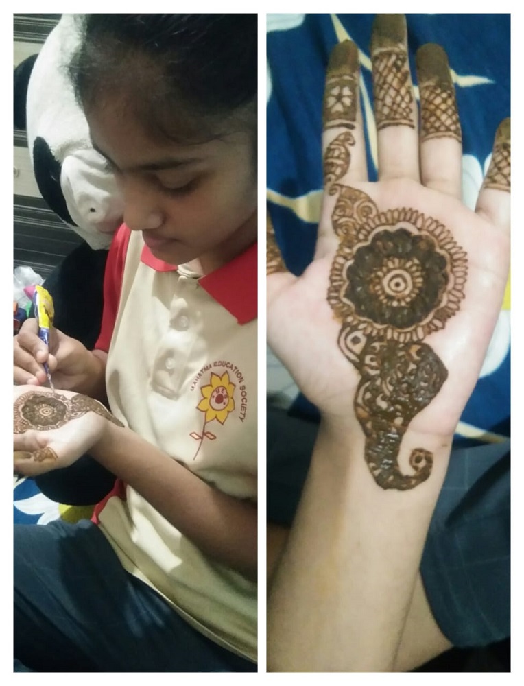 Mehendi competition organised; prizes given