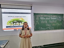 World Habitat Day Celebration – Class 6 – 2023-24