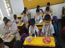 Rakhi Thali Making Competition – Class 2 – 2023-24