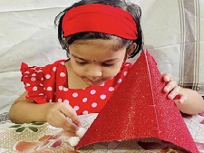 Christmas Cap Making (Class Jr.KG) 2024-25