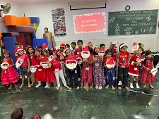 Santa Mask Making (Class Sr.KG) 2024-25